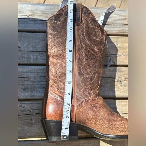 NWT Women's J.B. Dillon western Boots Size 7B Goat Leather JBW2303 distressed. - Picture 10 of 12